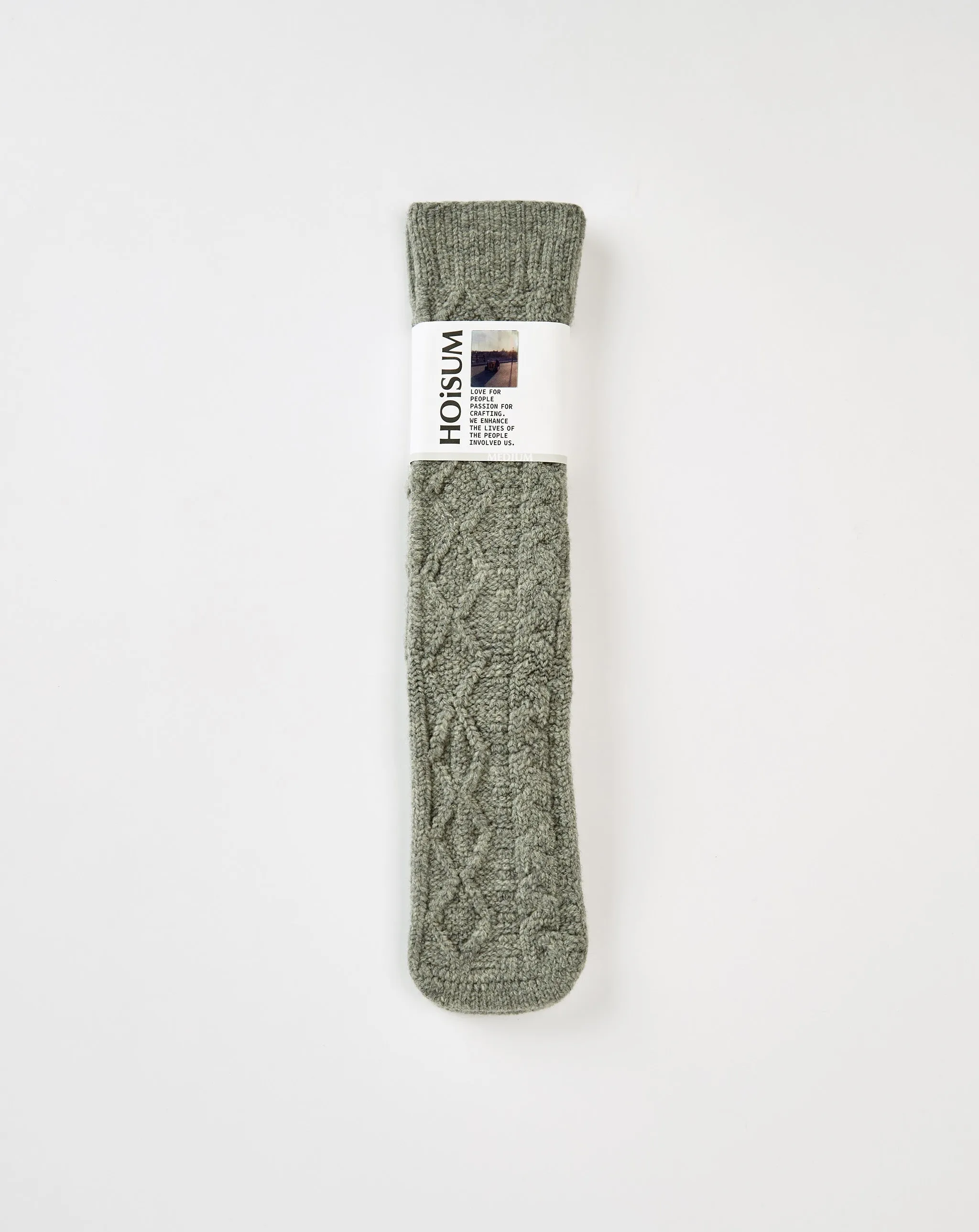 Alan Cable Knit Socks