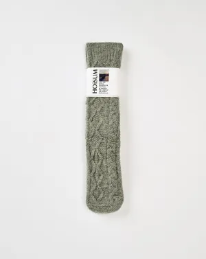 Alan Cable Knit Socks