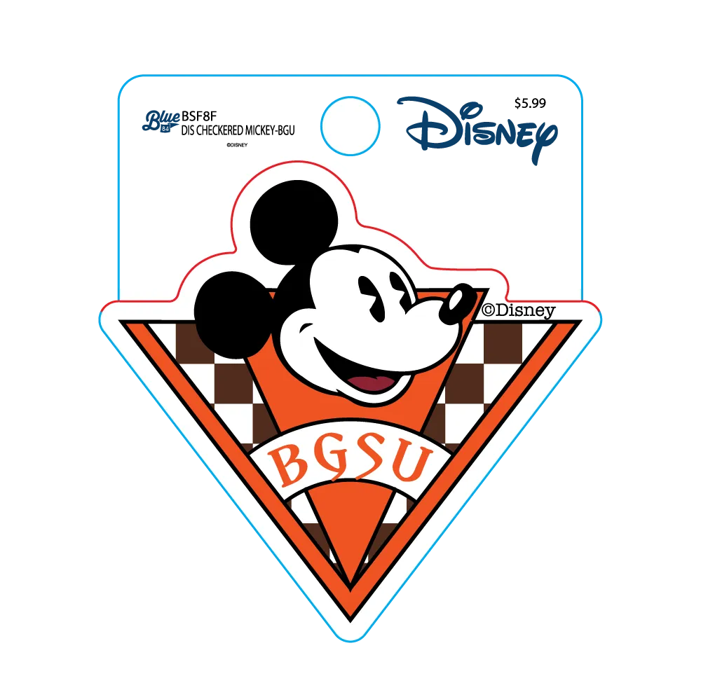 BGSU Disney Blue 84 Stickers