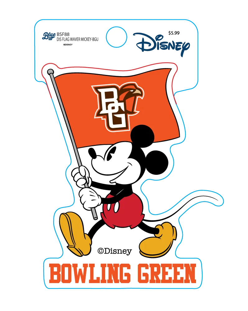 BGSU Disney Blue 84 Stickers
