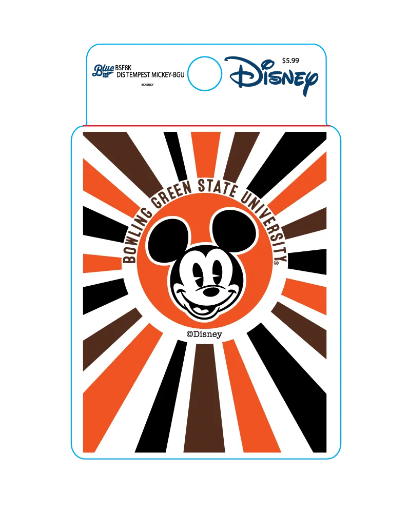 BGSU Disney Blue 84 Stickers