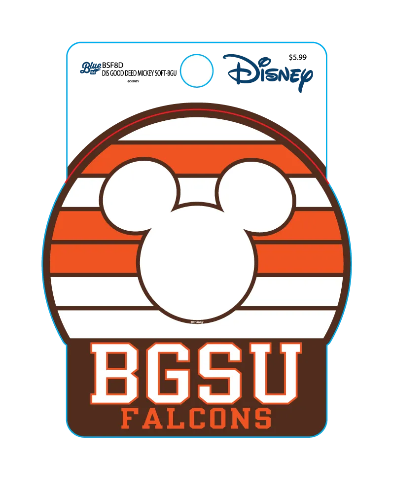 BGSU Disney Blue 84 Stickers