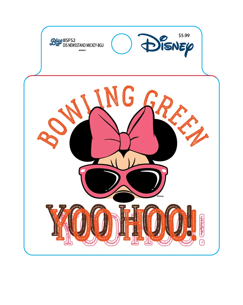 BGSU Disney Blue 84 Stickers