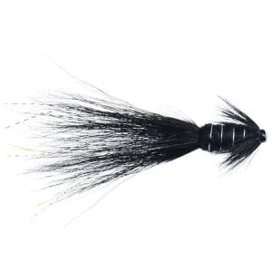 Black Snaelda Copper Tube Flies