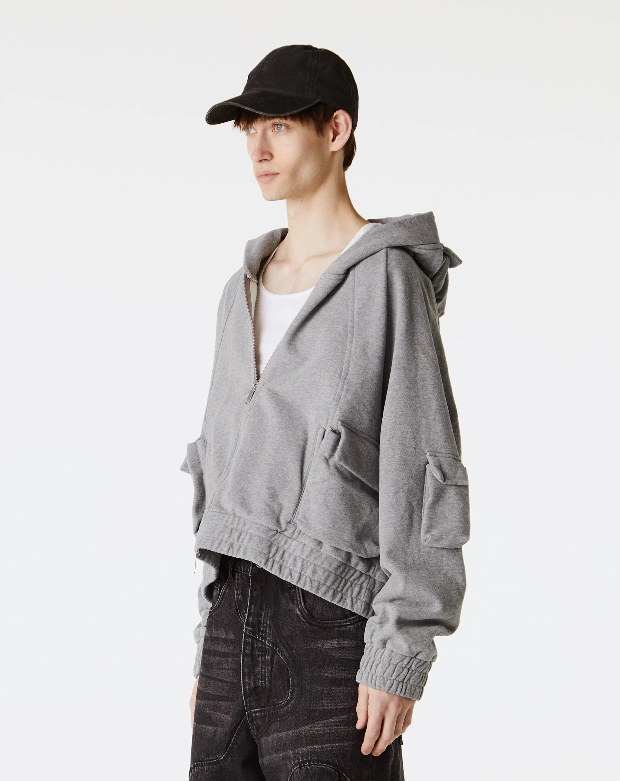 Cargo Zip Up Hoodie