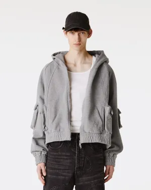 Cargo Zip Up Hoodie