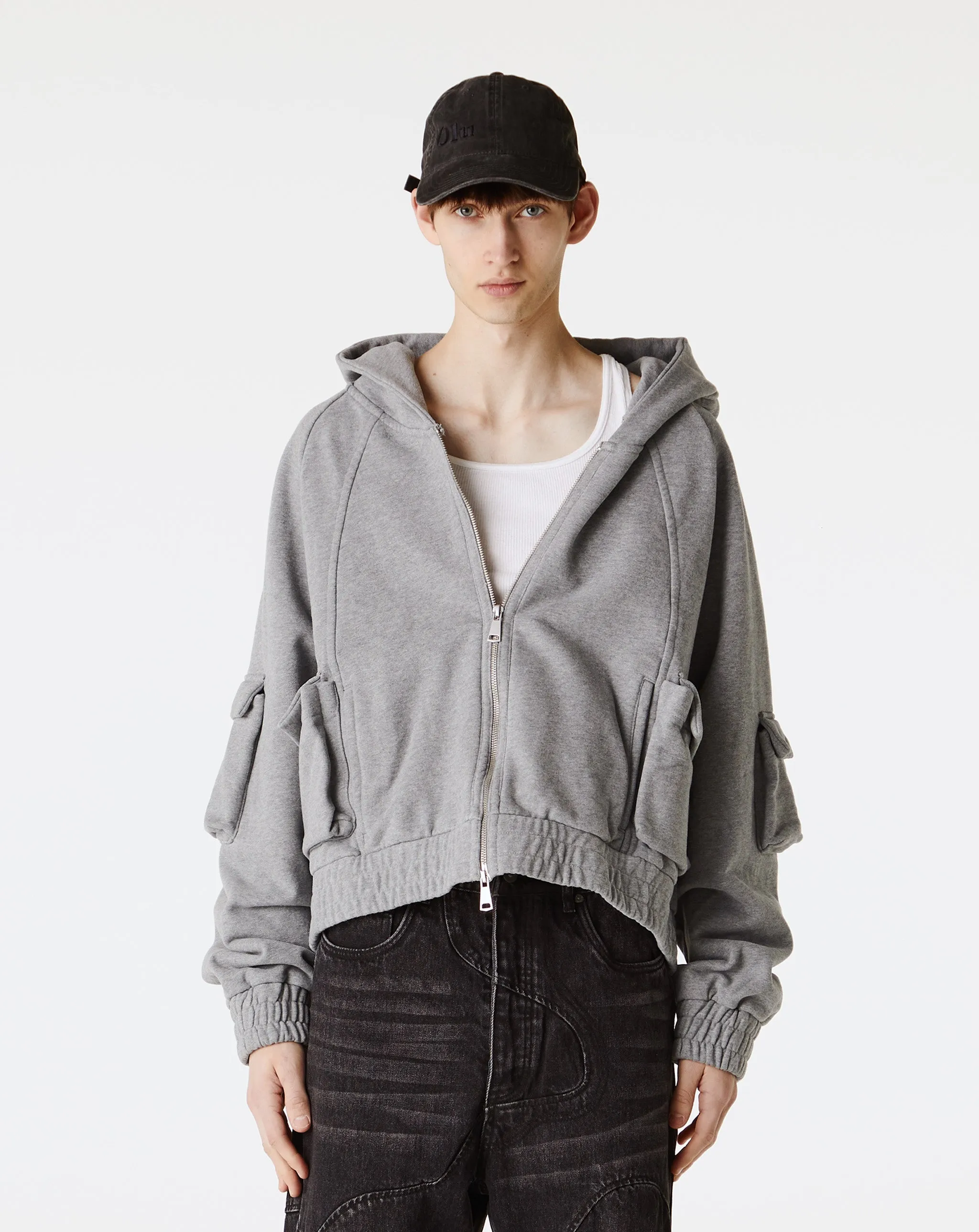 Cargo Zip Up Hoodie