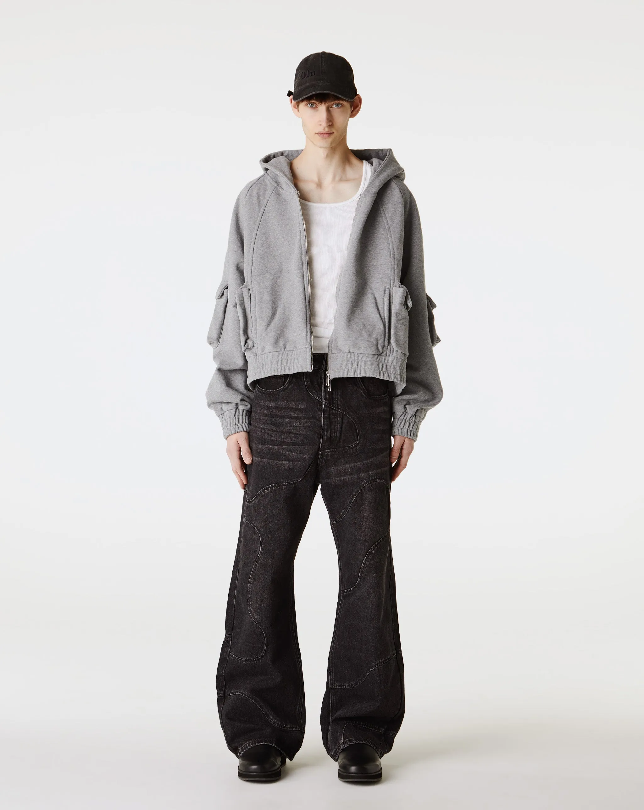Cargo Zip Up Hoodie