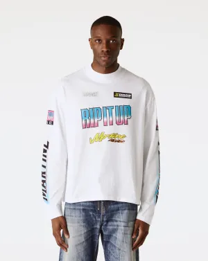 Funnel Neck Long Sleeve T-Shirt