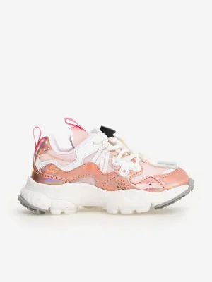 Girls Metallic Yamano 3 Trainers in Pink