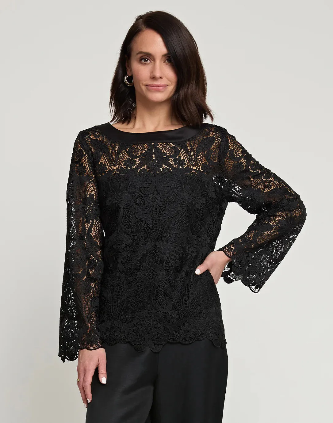 HINSON WU - BLAKELY LACE TOP