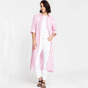 HINSON WU - TAMRON 3/4 SLEEVE LINEN DRESS