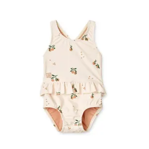 Liewood Amina Baby Printed Swimsuit - Peach / Sea Shell