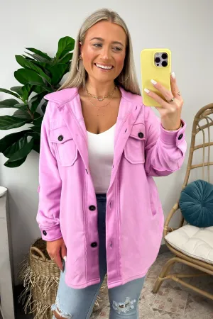 Marinda Oversized Fleece Shacket - FINAL SALE
