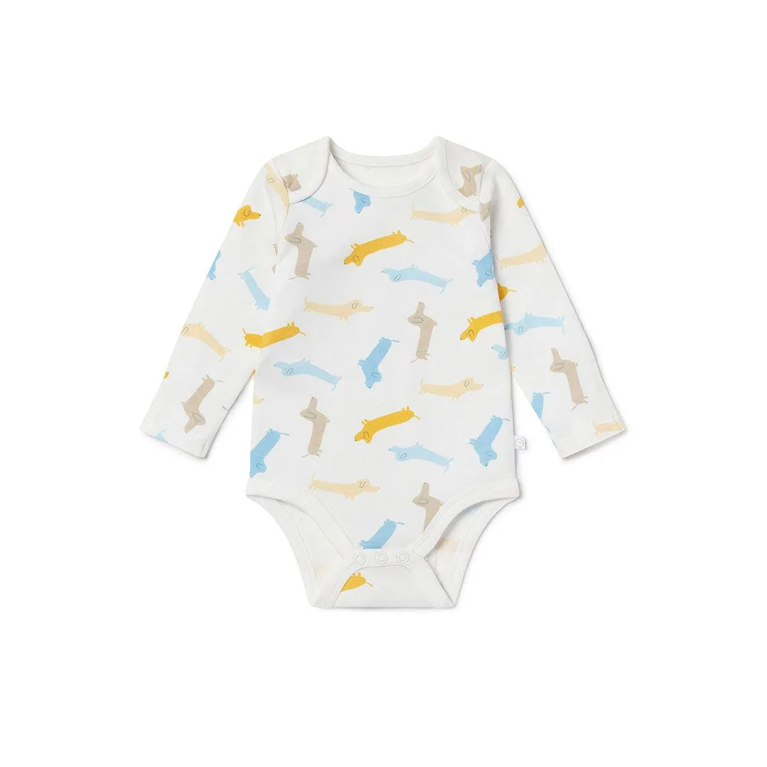 MORI Long Sleeve Bodysuit - Pups