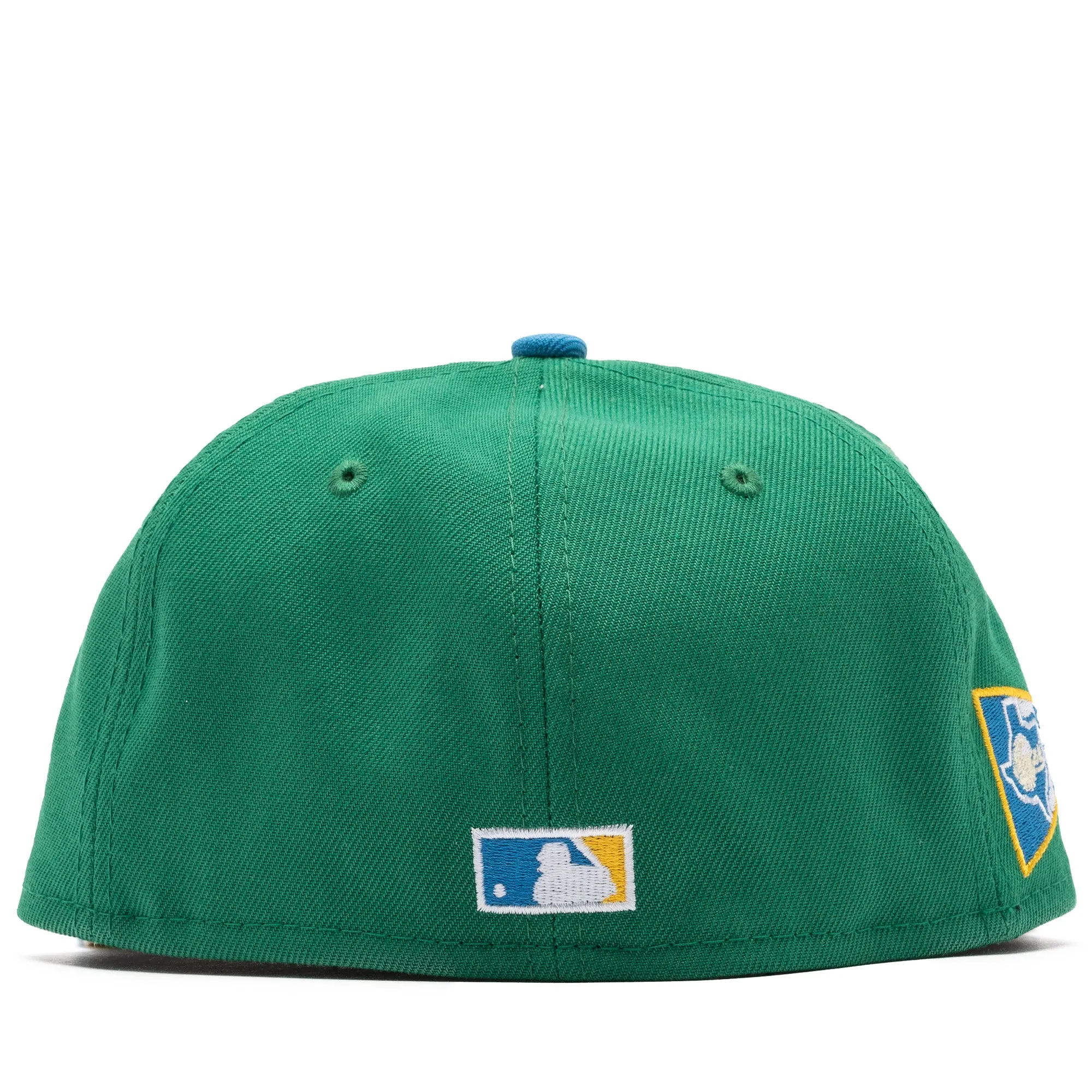 New Era x Politics Texas Rangers 59FIFTY Fitted Hat - Botanical Green/Air Force Blue
