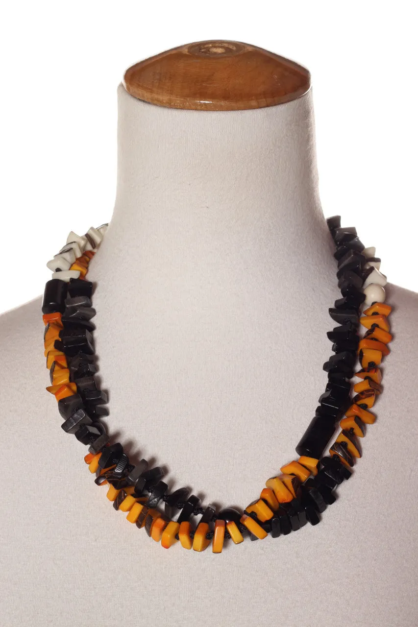 SEGMENTED bead necklace!
