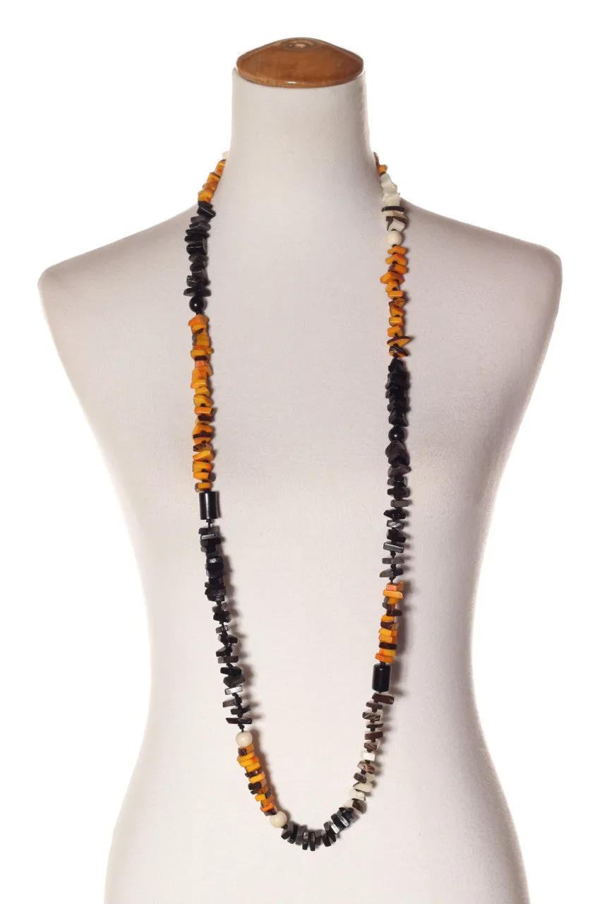 SEGMENTED bead necklace!