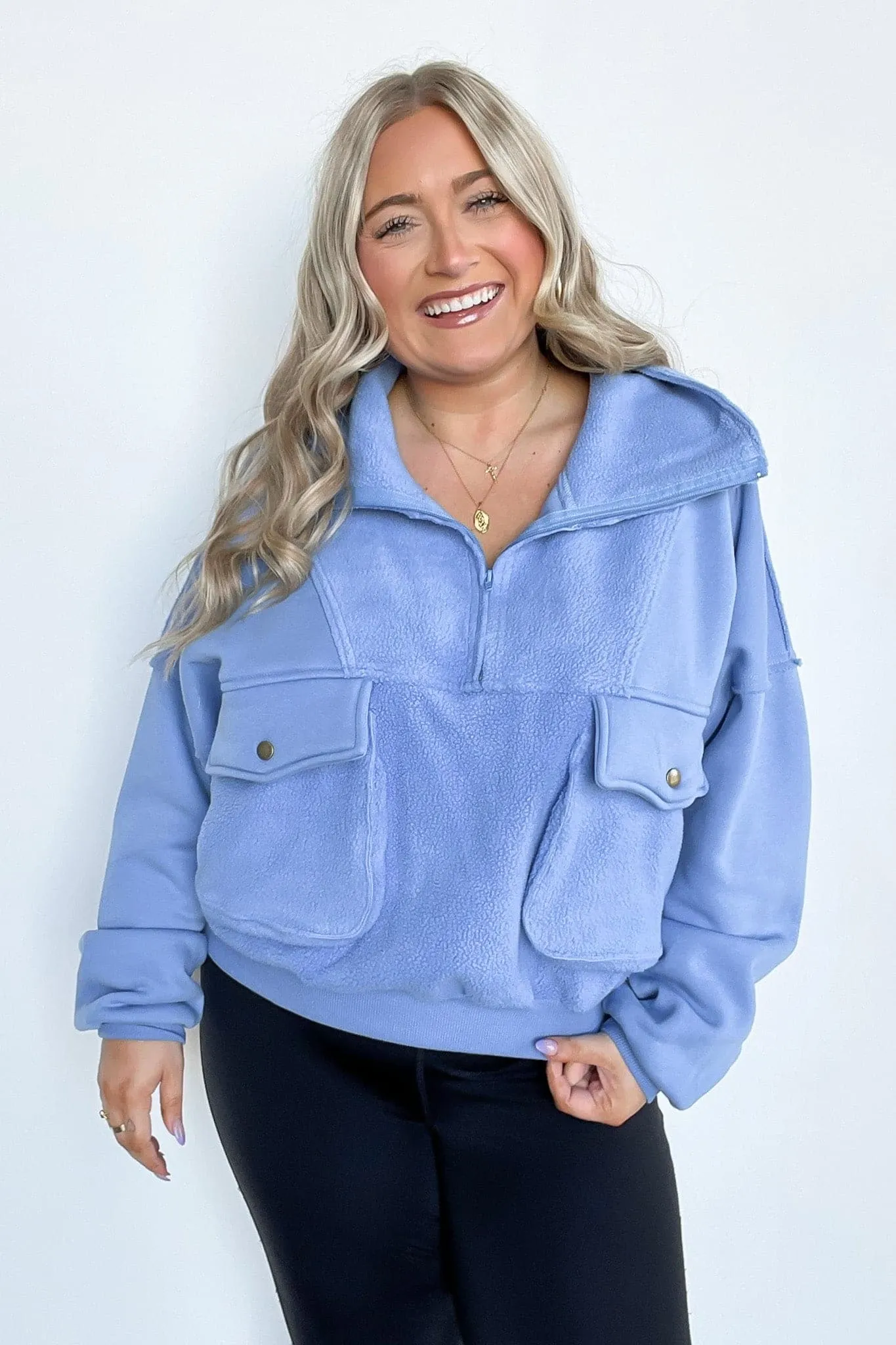 Sherlynn Slouchy Pocket Pullover - FINAL SALE