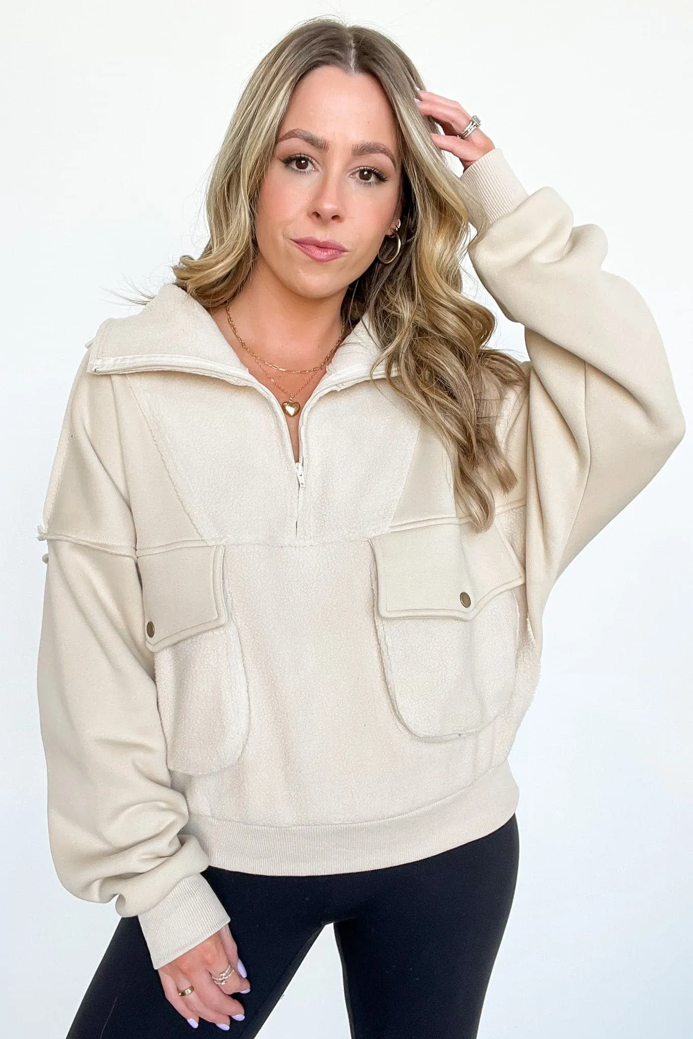 Sherlynn Slouchy Pocket Pullover - FINAL SALE
