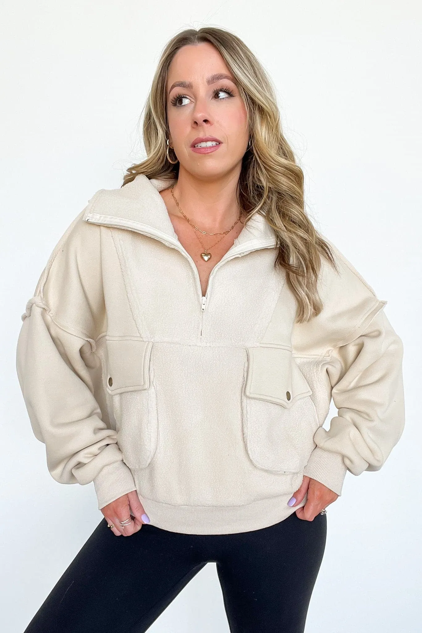 Sherlynn Slouchy Pocket Pullover - FINAL SALE