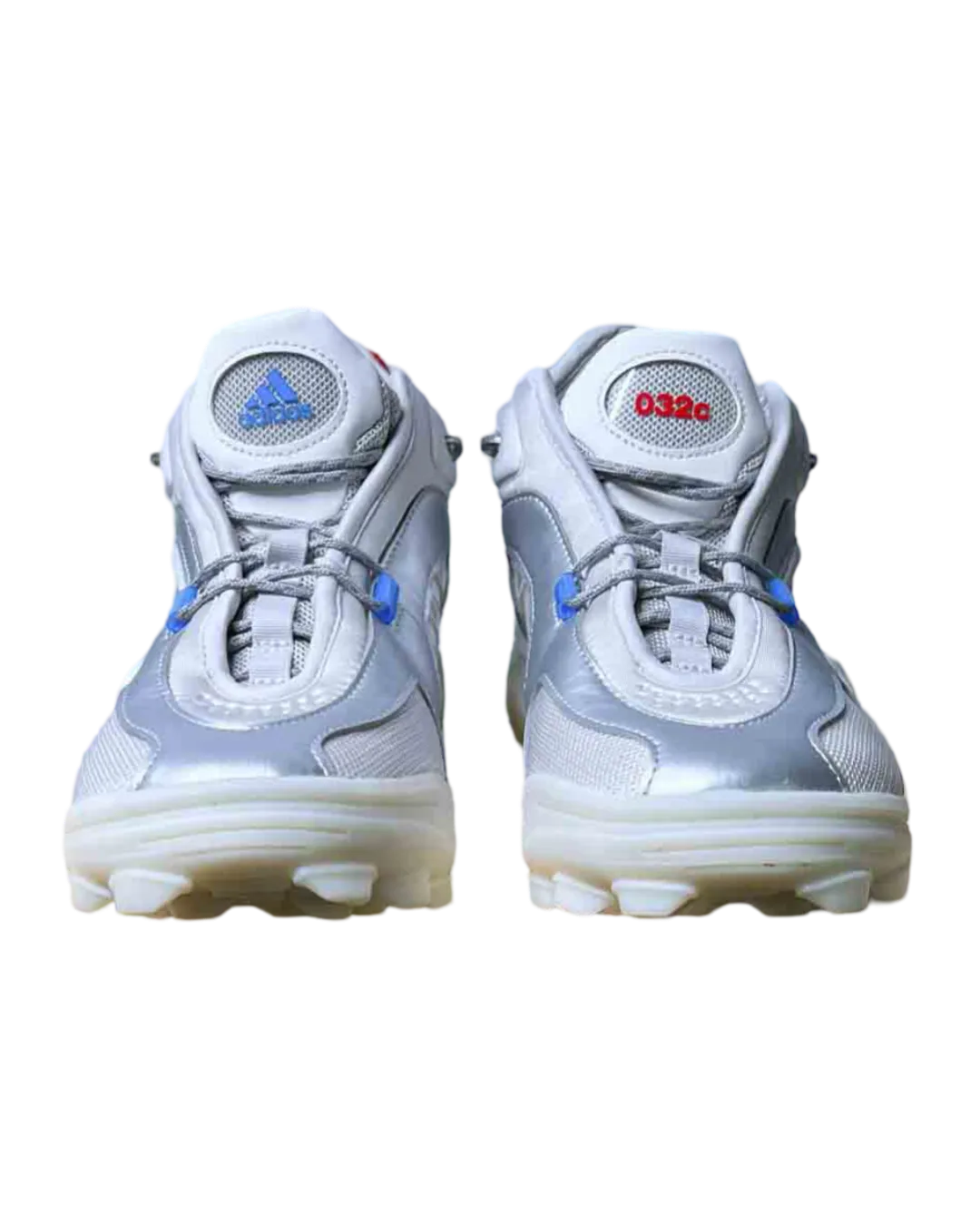 Size 39.5 | Adidas 032c Silver and White Sneakers