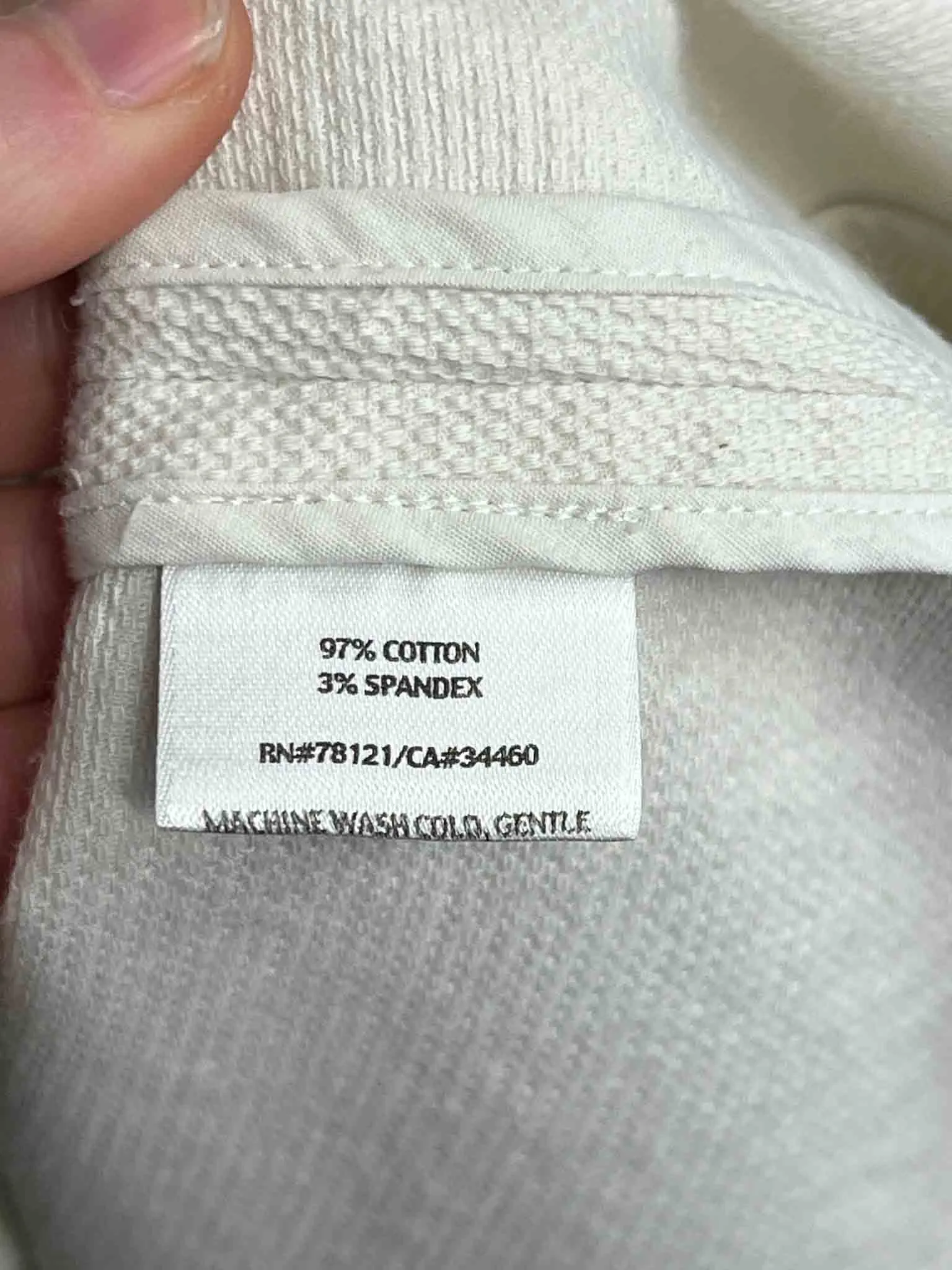 Size L - Eileen Fisher Cream Waffle Jacket