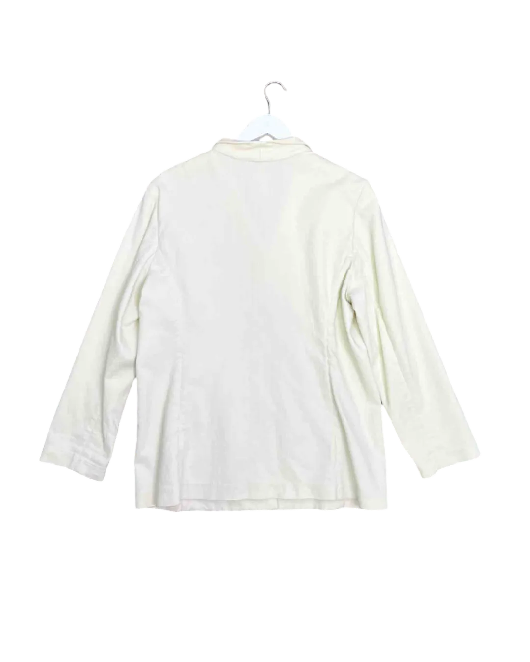 Size L - Eileen Fisher Cream Waffle Jacket