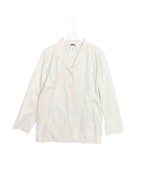 Size L - Eileen Fisher Cream Waffle Jacket