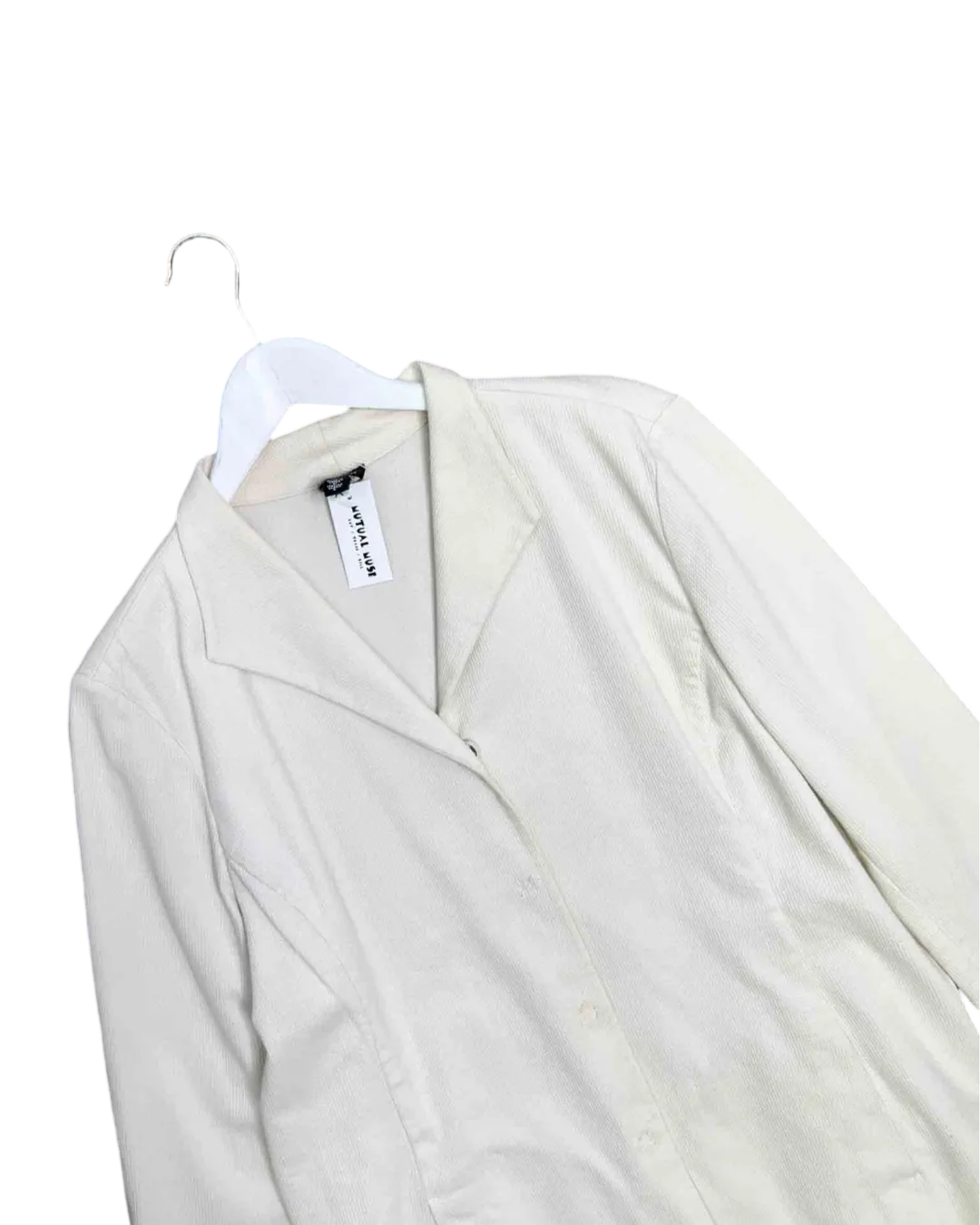 Size L - Eileen Fisher Cream Waffle Jacket