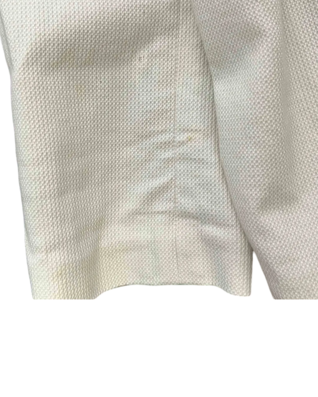 Size L - Eileen Fisher Cream Waffle Jacket