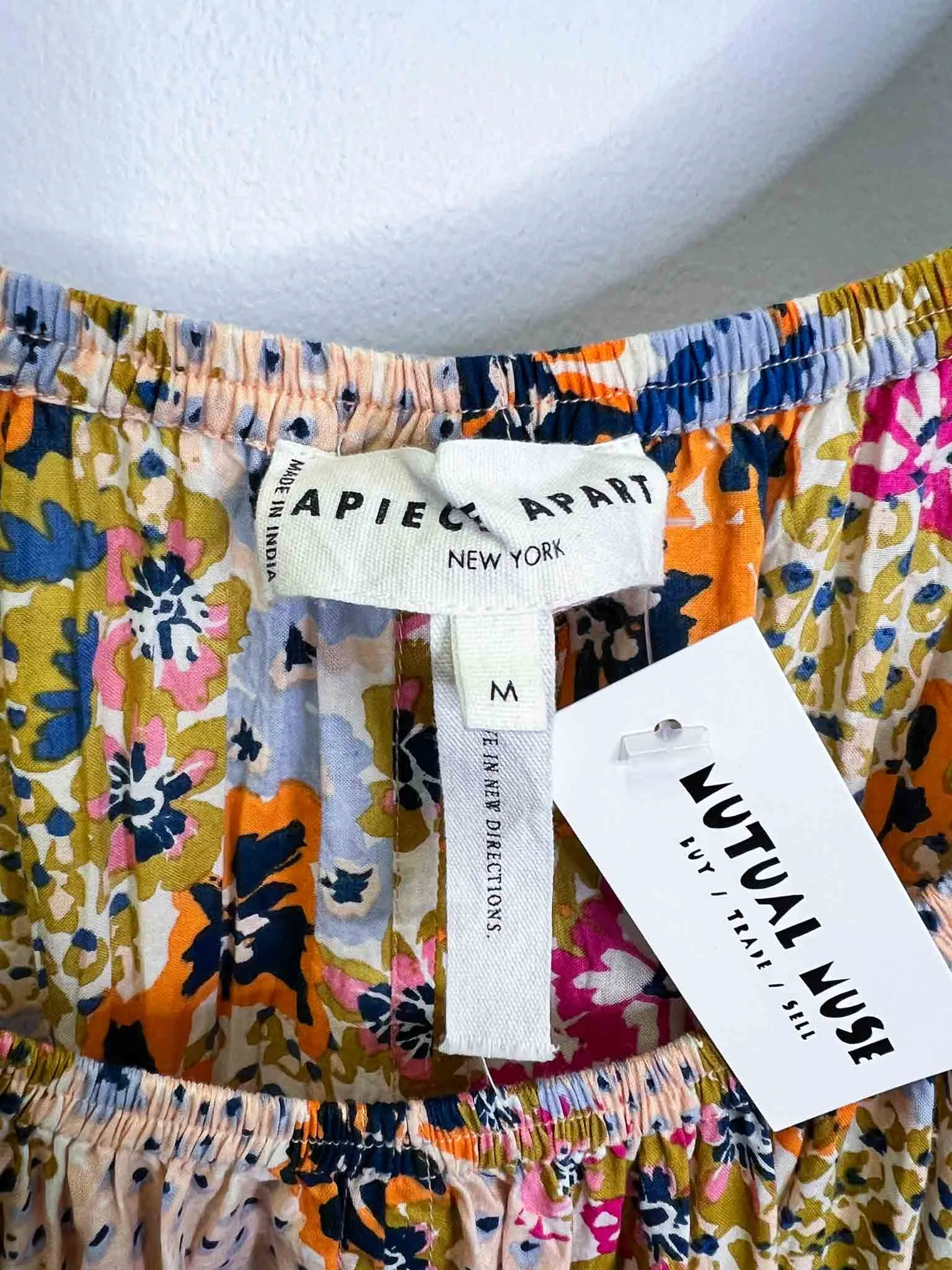 Size M | A Piece Apart Wildflowers Multicoloured Tilton Tiered Maxi Dress