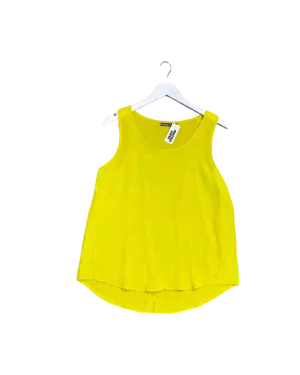 Size S |  Mister Zimi Chartreuse Silk Tank