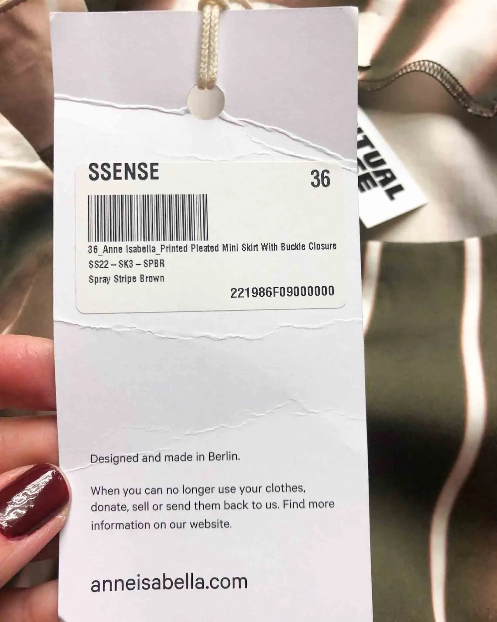 Size XS | Anne Isabella Mini Wrap Skirt