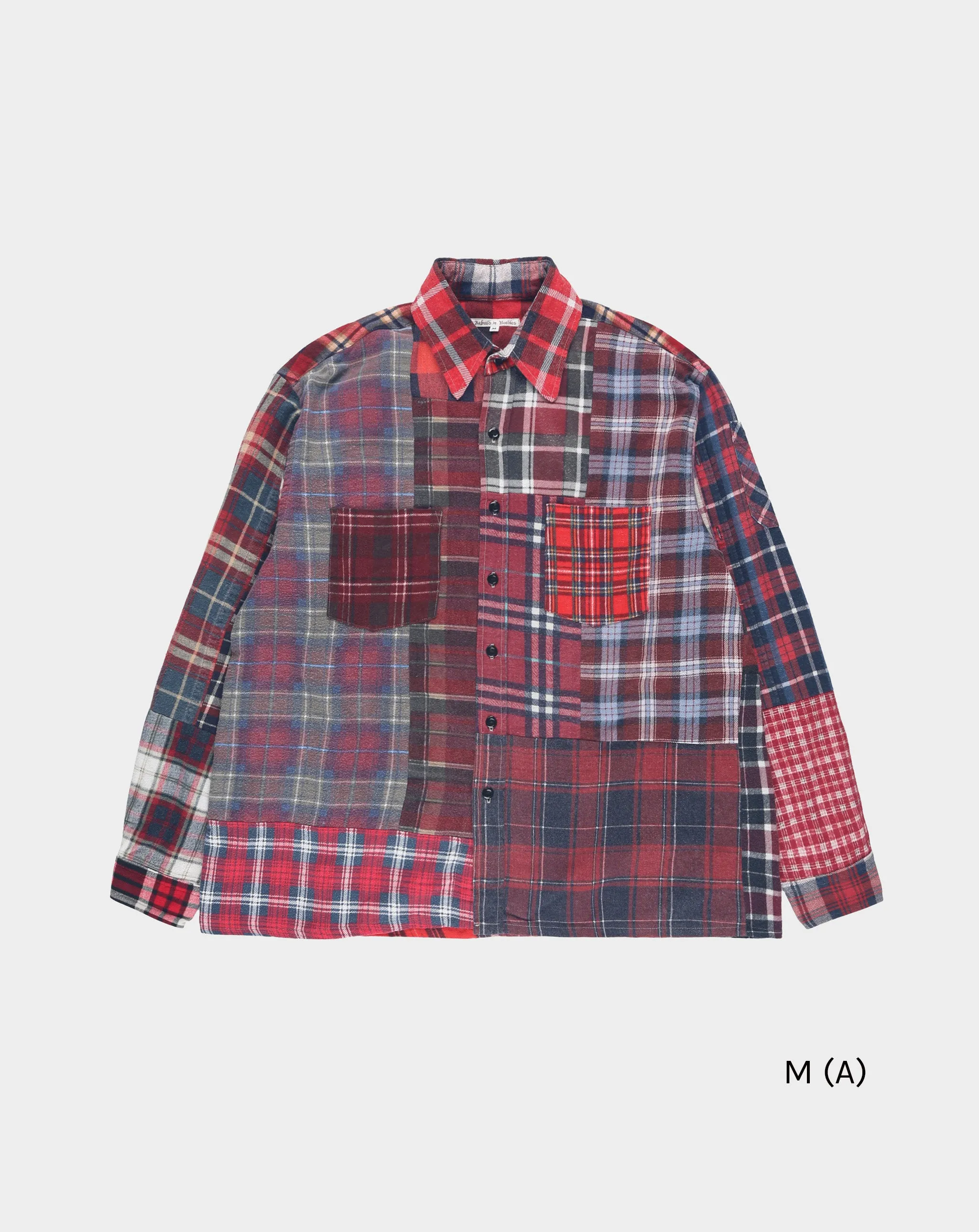 Straight Hem Flannel Shirt