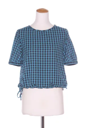 SYLVESTER - Blue check cotton top! 6-8