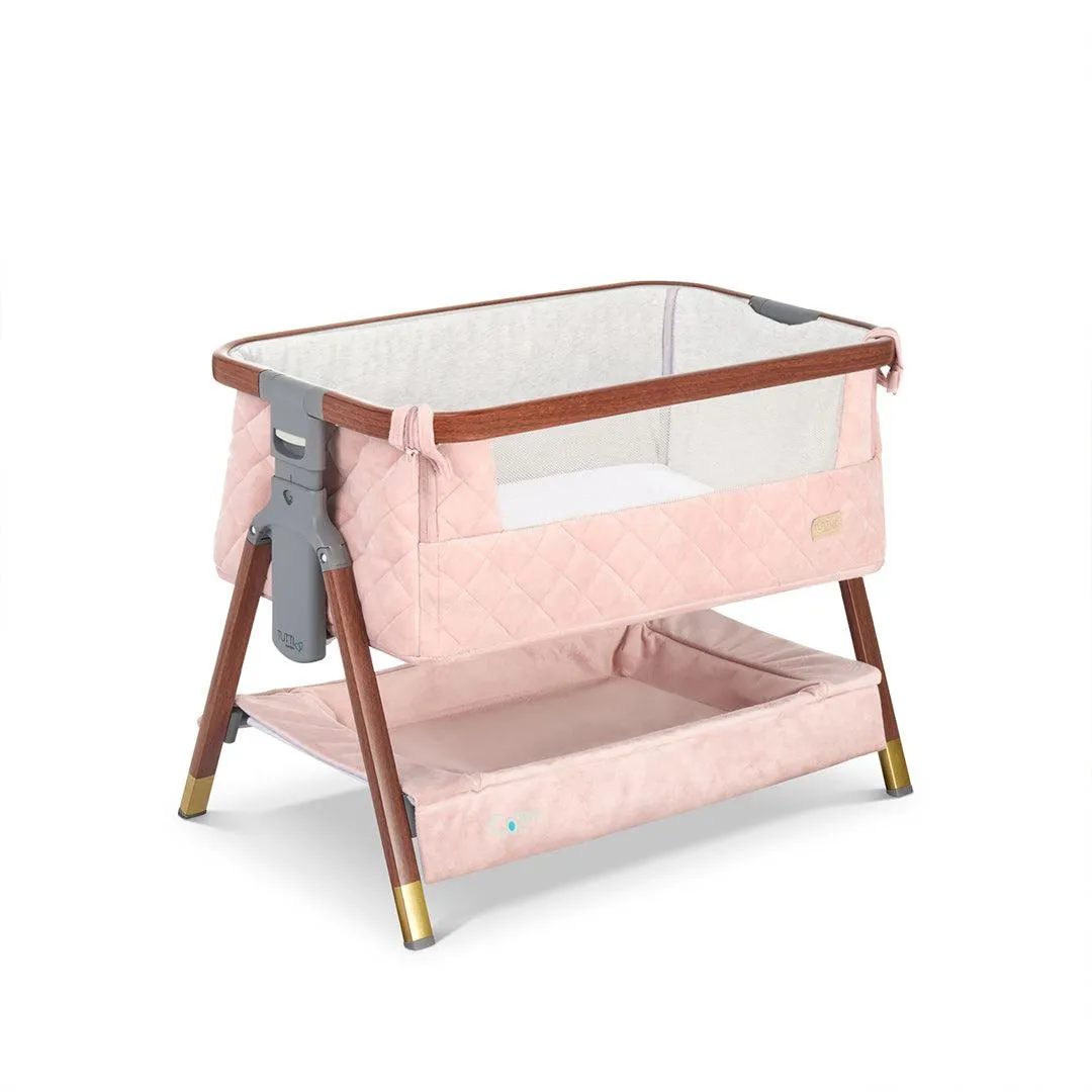 Tutti Bambini Cozee Luxe Mini Me Crib - Walnut/Blush