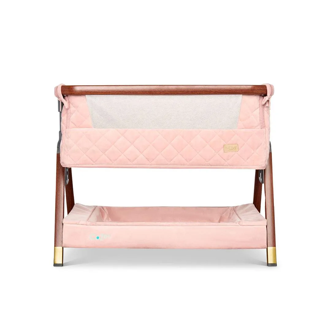 Tutti Bambini Cozee Luxe Mini Me Crib - Walnut/Blush