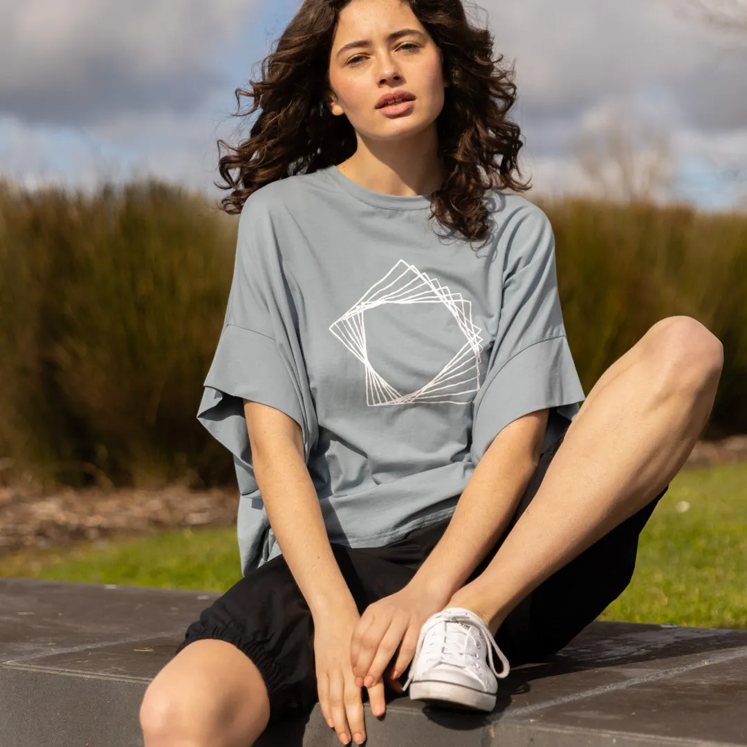 TWO BY TWO (LN) Mady top - White lines print! 16