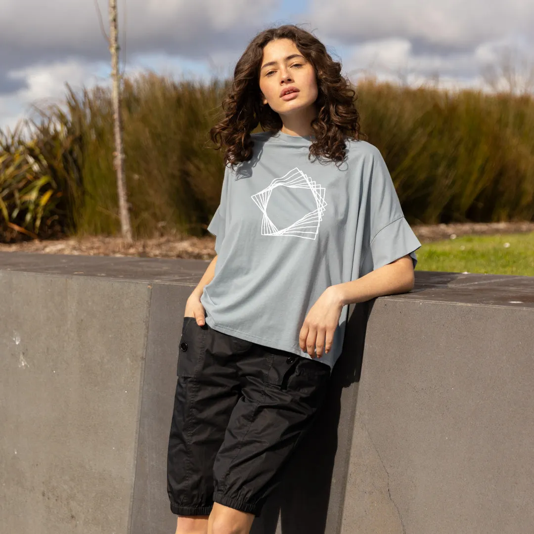 TWO BY TWO (LN) Mady top - White lines print! 16