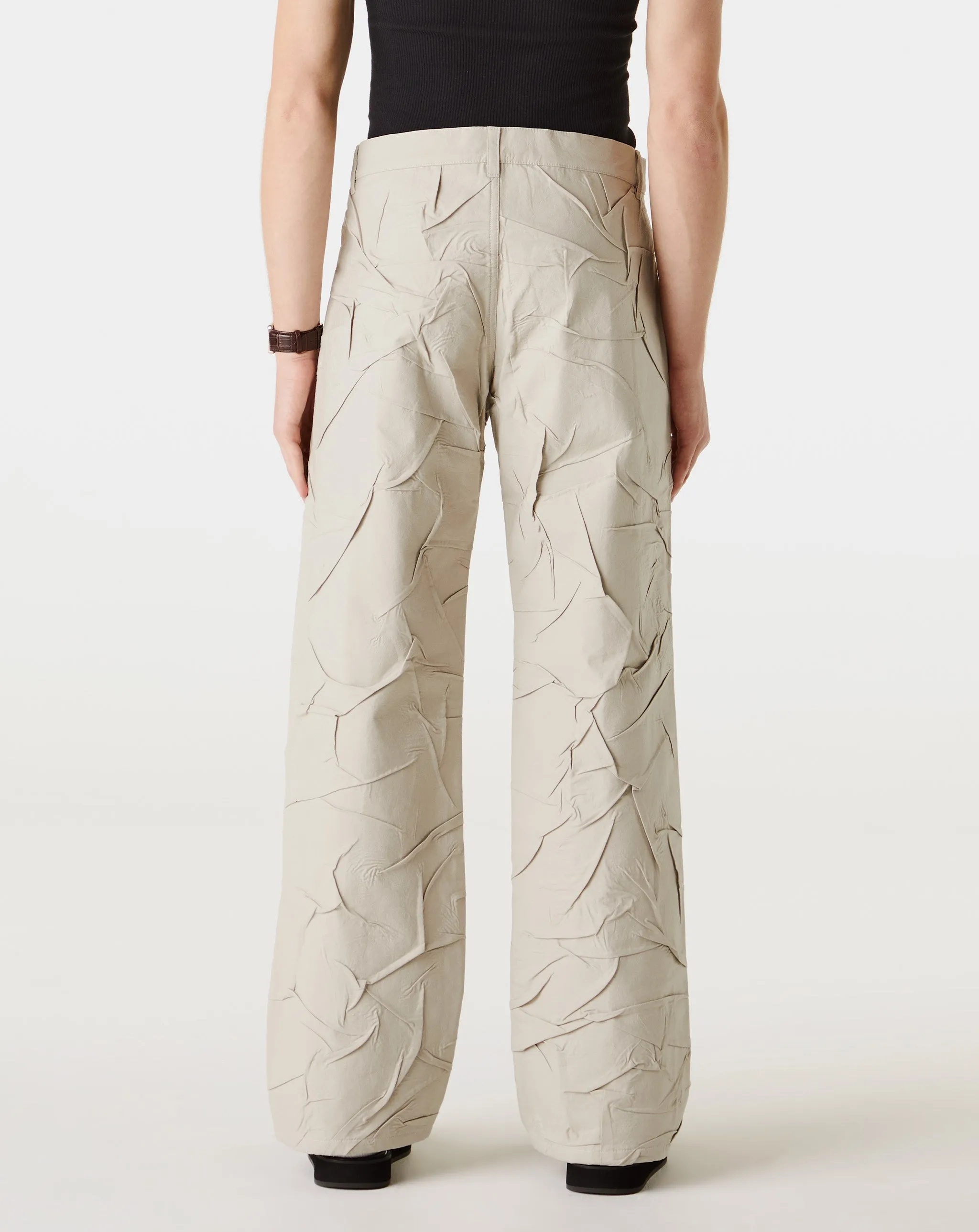 Wrinkled Trousers