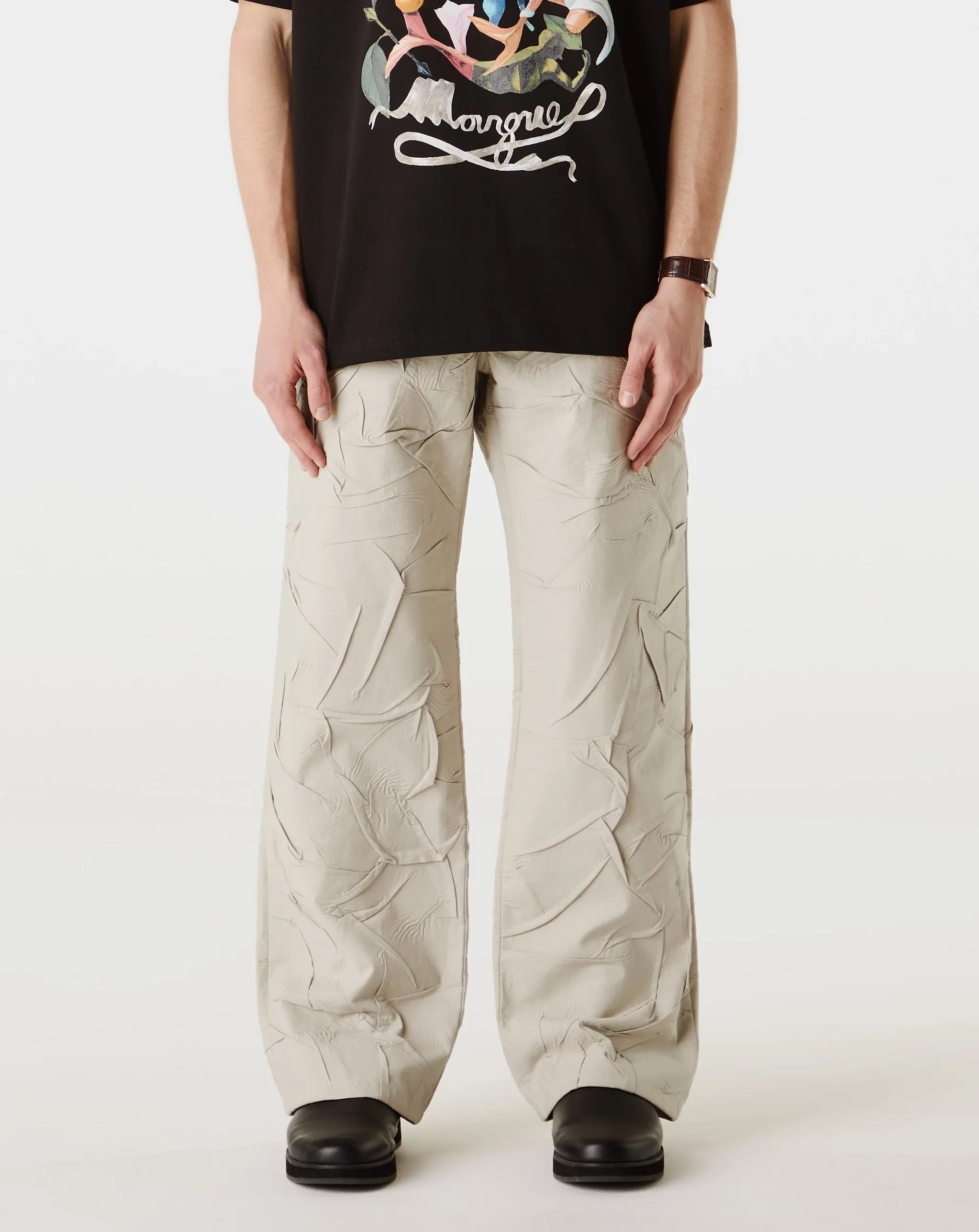 Wrinkled Trousers