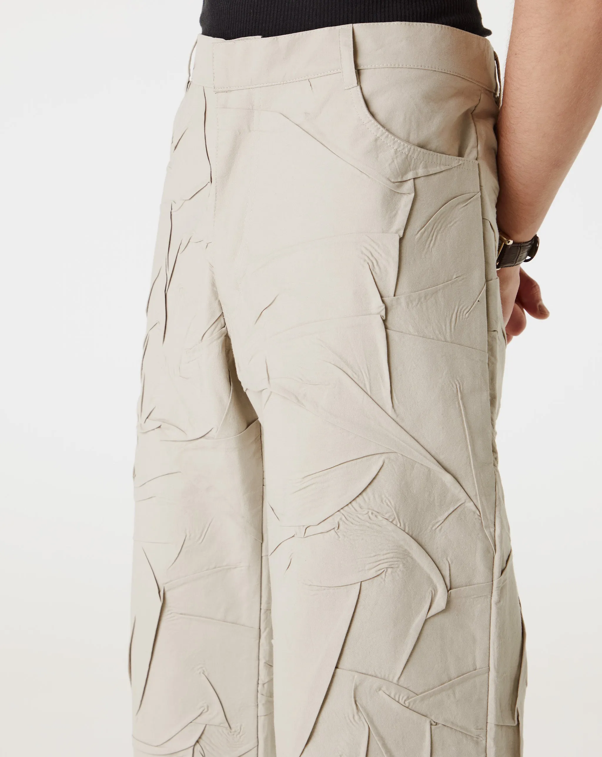 Wrinkled Trousers