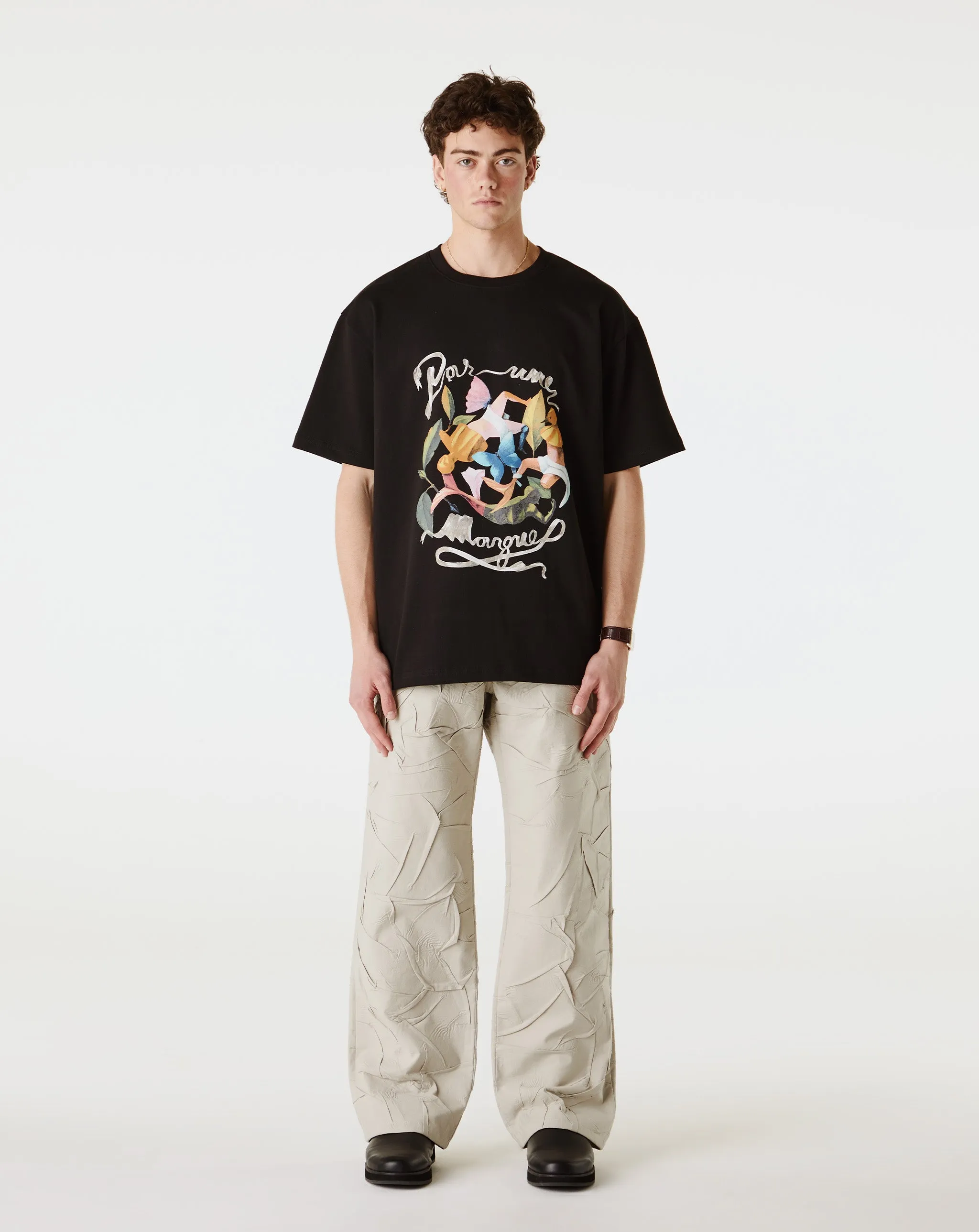 Wrinkled Trousers